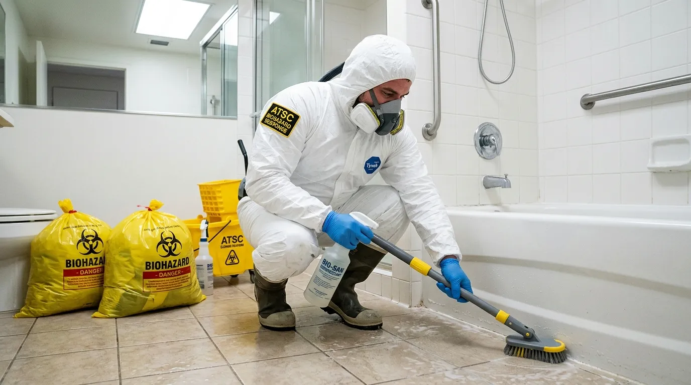 Decontamination equipment deployed for Blood Cleanup in Perkasie